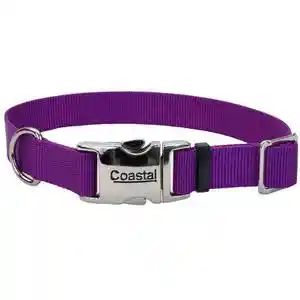 3/4" Metal Bkl Collar Purple