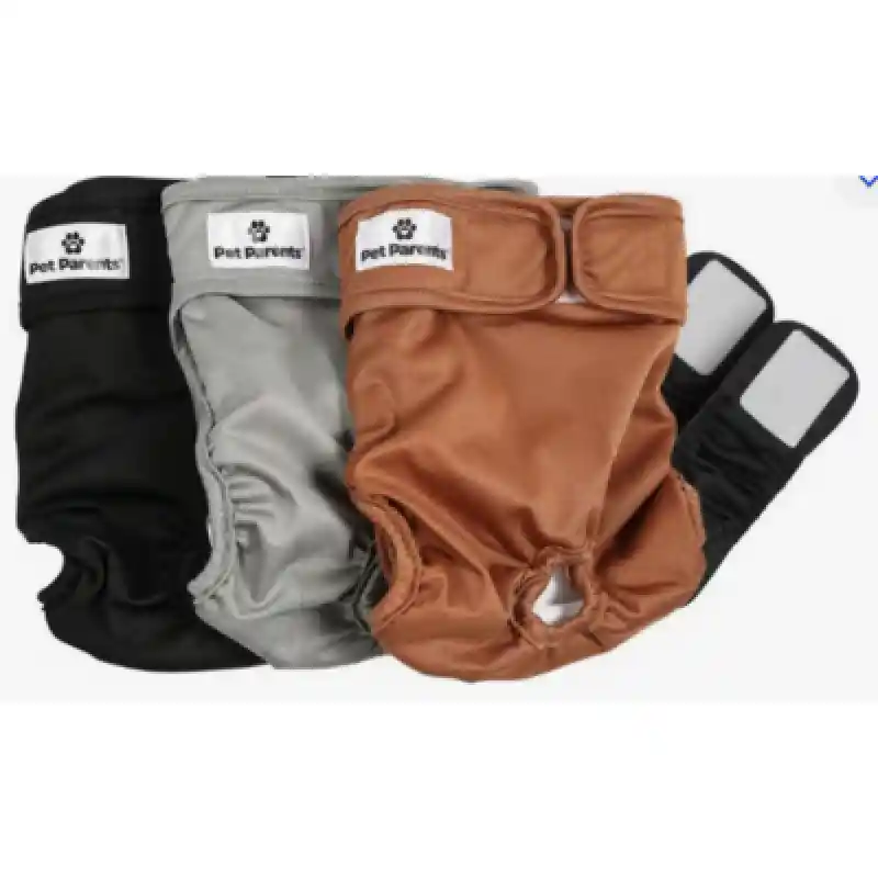 Pet Parents Washable Dog Diaper Natural XS 2 Pk by Pet Parents