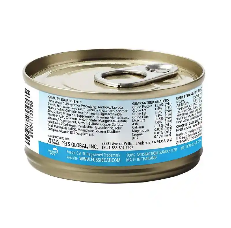 Fussie Tuna Anchovy Gravy 2.82z