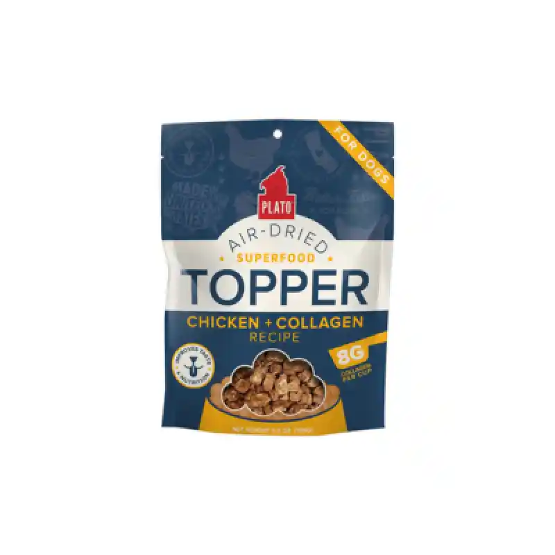 Plato Dog Food Topper Chicken And Collagen 5.5 Oz