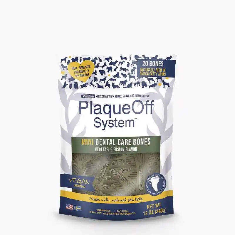PlaqueOff Bone Mini: Veggie Fusion, 20ct