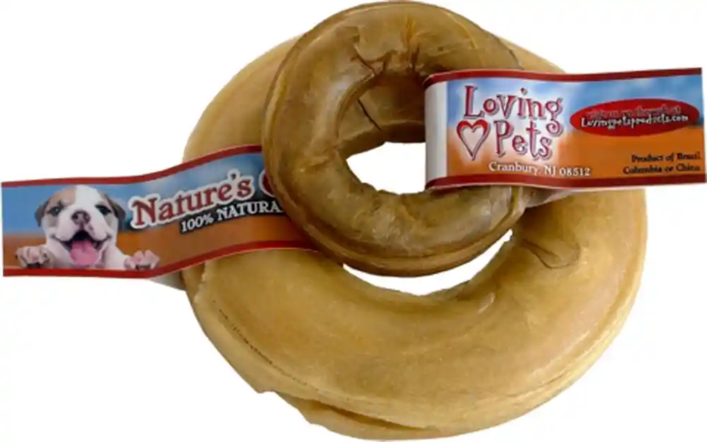 Natures Choice Pressed Rawhide Donut 6in