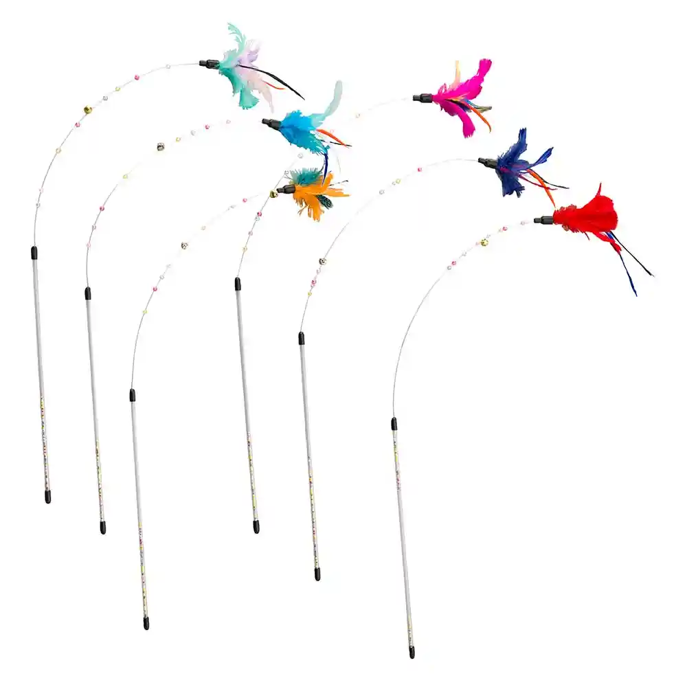Wire & Beads Wand Cat Toy