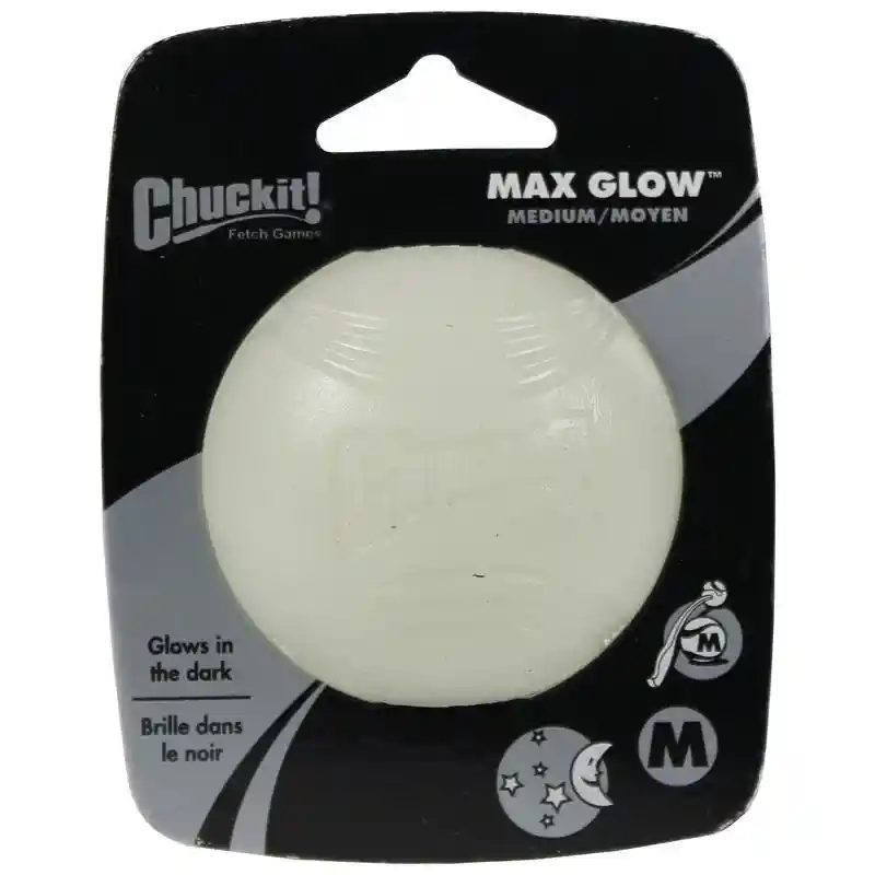 CHUCKIT MAX GLOW BALL MEDIUM