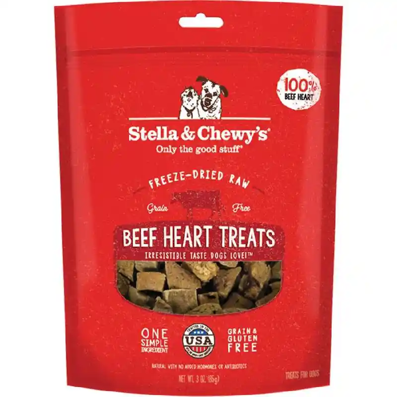 Stella Beef Heart Fzdr Dog Treat 3z