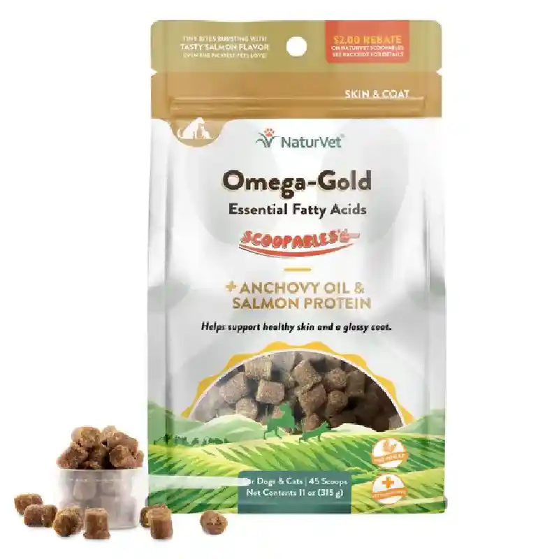 Naturvet Scoopable Omega Gold 45 Scoops