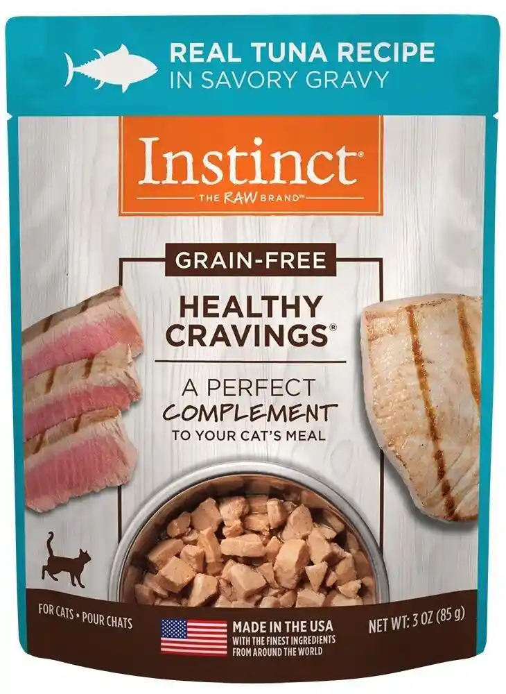 Instinct Crave Gf Tuna Meal Topper Pouches 3-oz