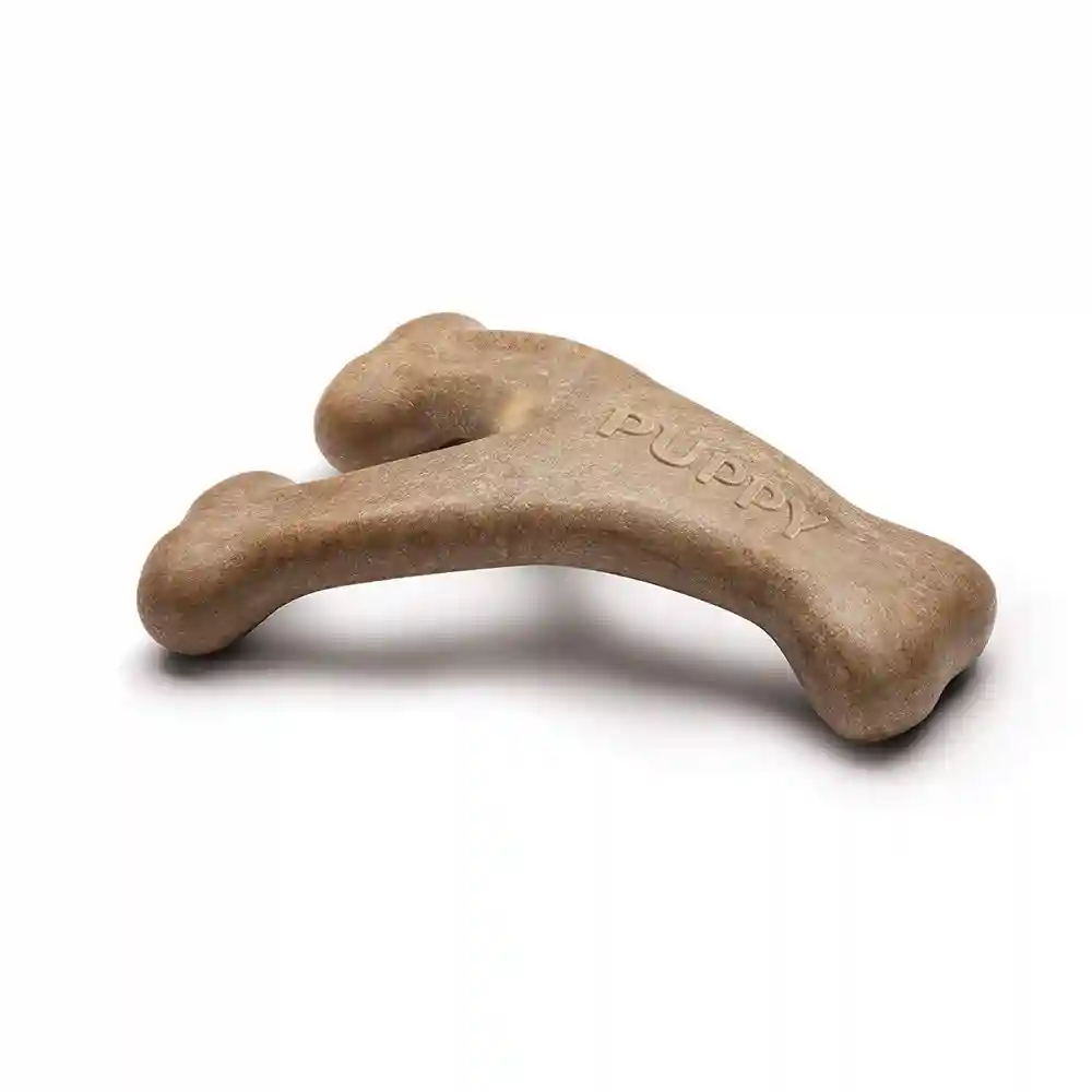 Benebone Puppy Bacon Wishbone/Dental Chew 2Pk
