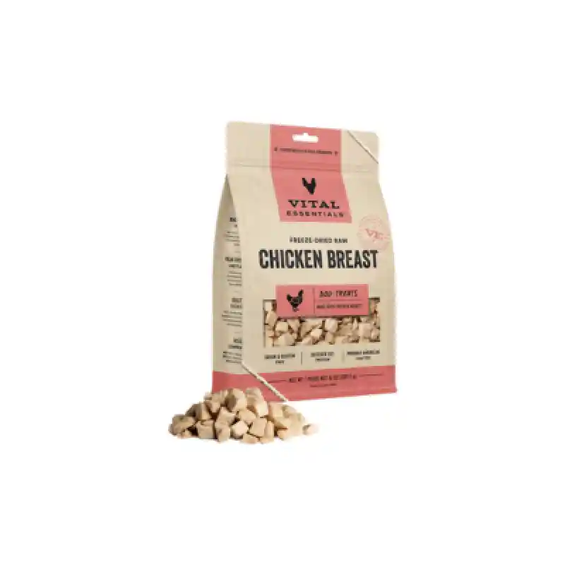 Vital Essentials Dog Treat Fd Chicken Breast 10 Oz