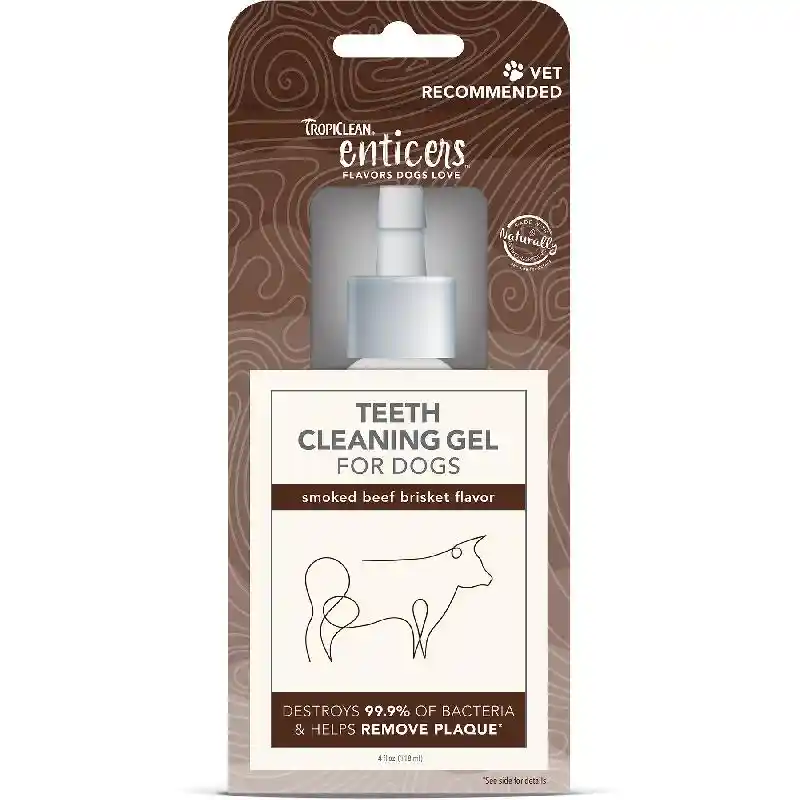 Tropiclean Dental Oral Gel Beef 2oz by Cosmos Corporation