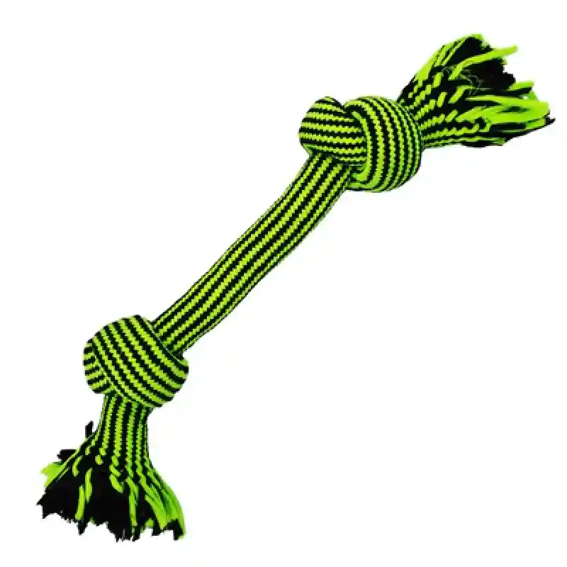 Jolly Pets KNOT-N-CHEW SM/MD 2 KNOT SQUEAKER by Horsemen's Pride, Inc