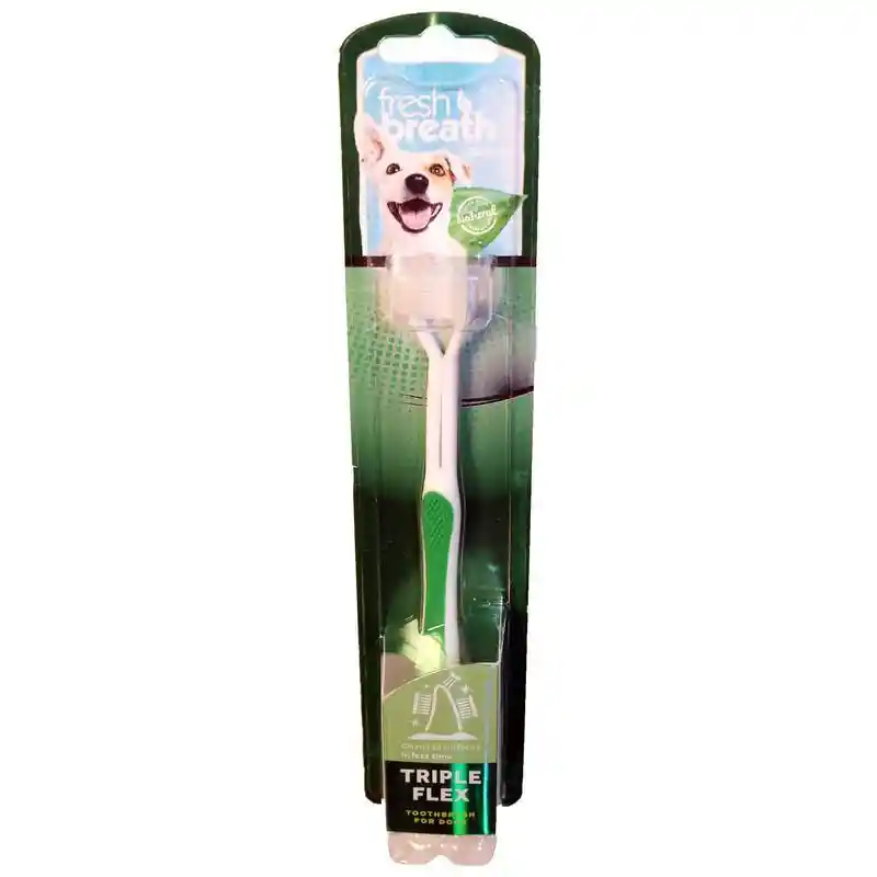 Fresh Breath Triple Flex Toothbrush for Large Dogs