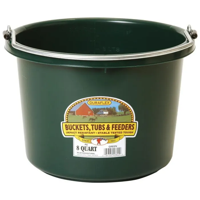 Pail Plastic 8 Qt Green 24
