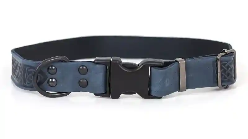 Celtic Collar Navy Lg 23"