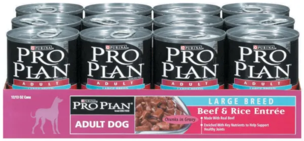 Pro Plan Adult Large Breed Beef And Rice - 13oz