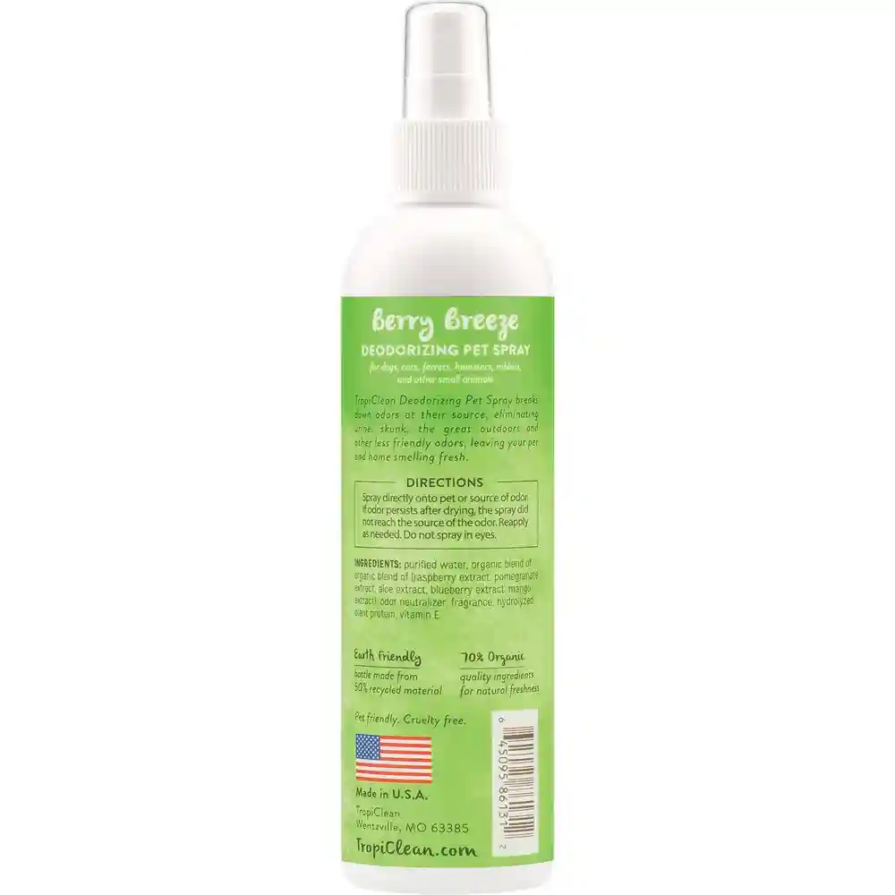 TropiClean Berry Breeze Spray, 8oz