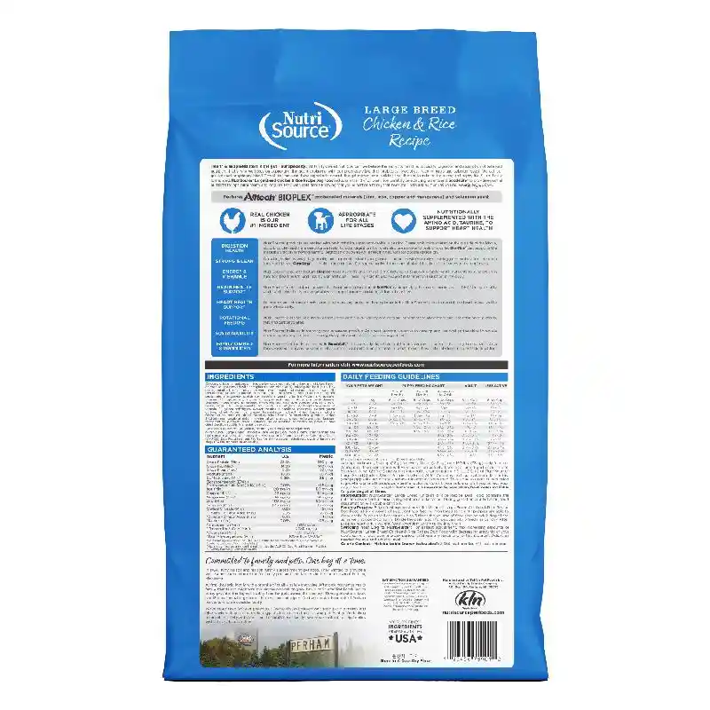 Large Breed Chicken and Rice Recipe,  26 lb
