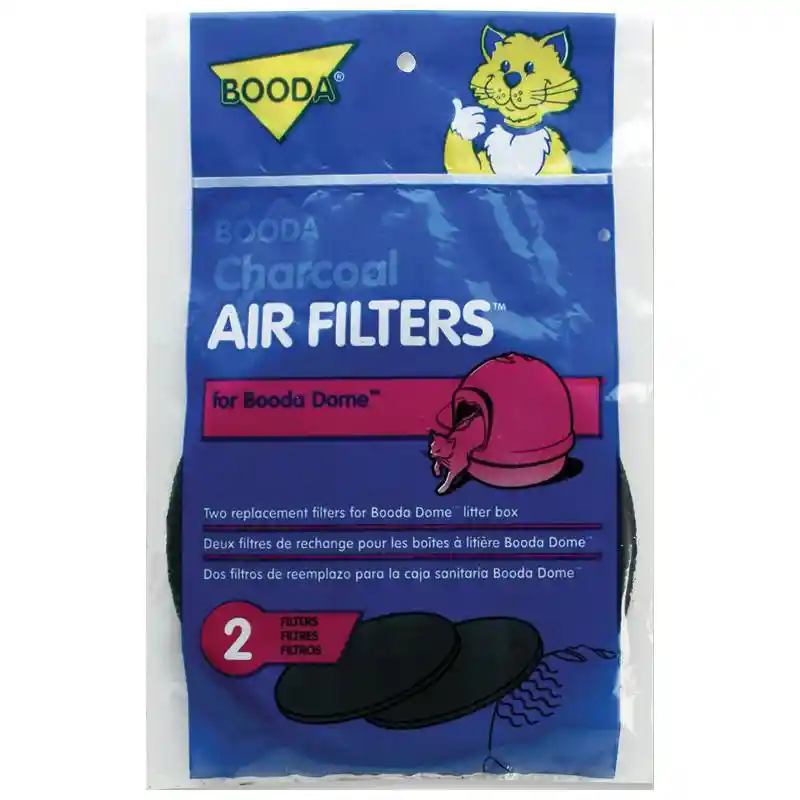 Booda Dome Cat Pan Fltr Lg 2pk