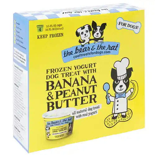 Banana Peanut  Fro Yo Cup 4 Pk