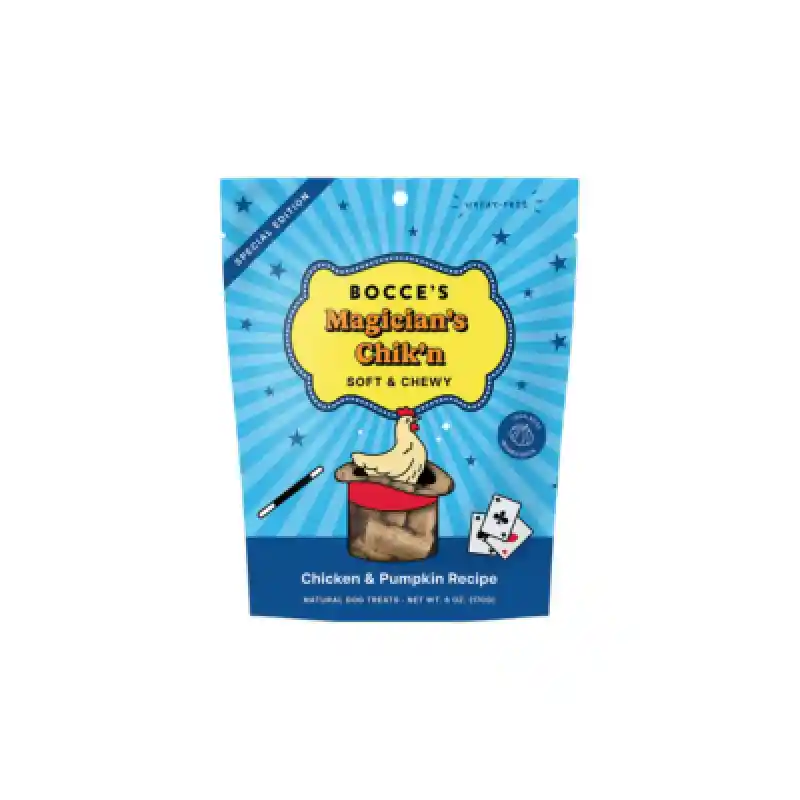 Bocce's Dog Treat Circus Magician's Chik'n S&c 6oz