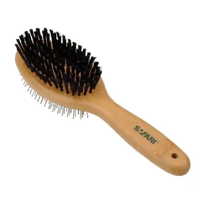 Safari Combo Dog Brush With Bambo W6452