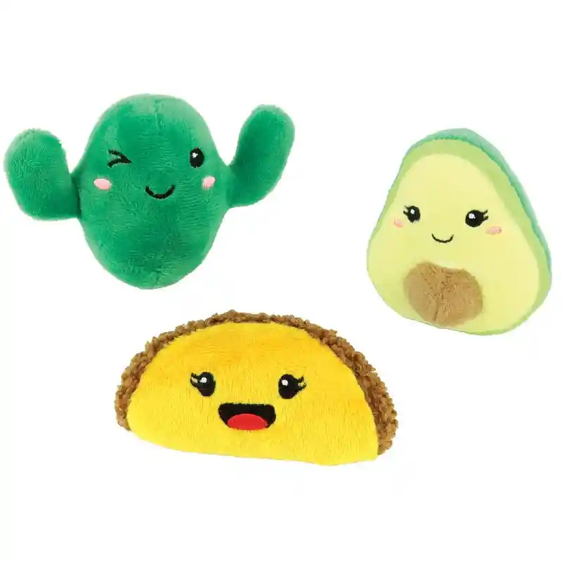 Li'l Pals 3 Pack Dog Toy Combo, Fiesta, One Size