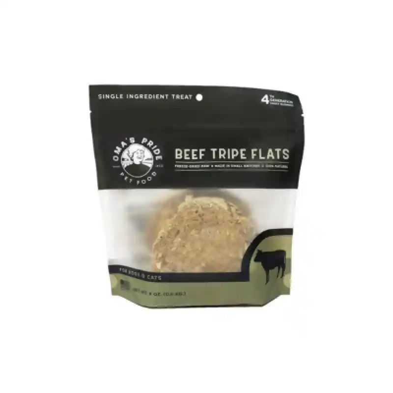 Oma's Pride FD Beef Tripe Flats 4oz