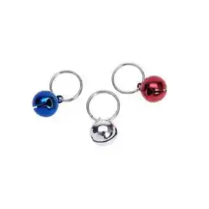 3 Pk Bells Red Silver Blue
