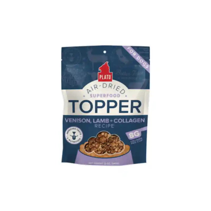 Plato Dog Food Topper Venison Lamb And Collagen 12