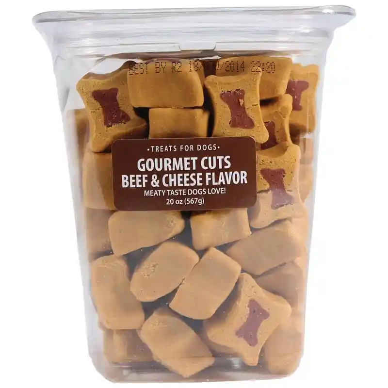 Gourmet Cuts Dog Treats Beef & Cheese 20 Oz
