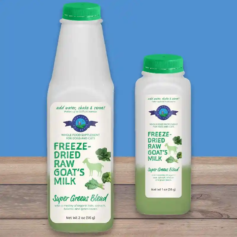 Shepherd Boy Farms Fd Raw Goats Milk Green Blend 1