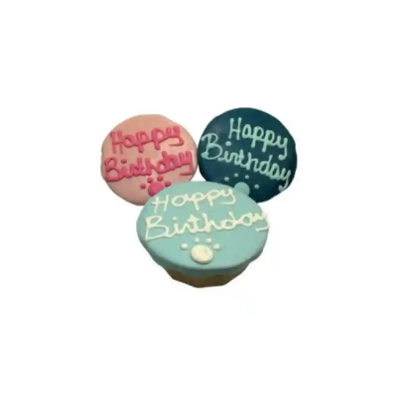 4" Happy Birthday Cake Ast