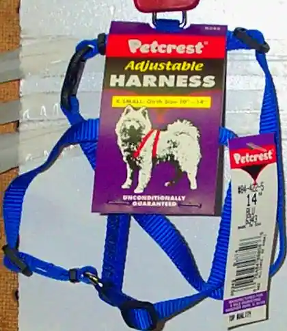 3/8" Std Adj Harness Blu