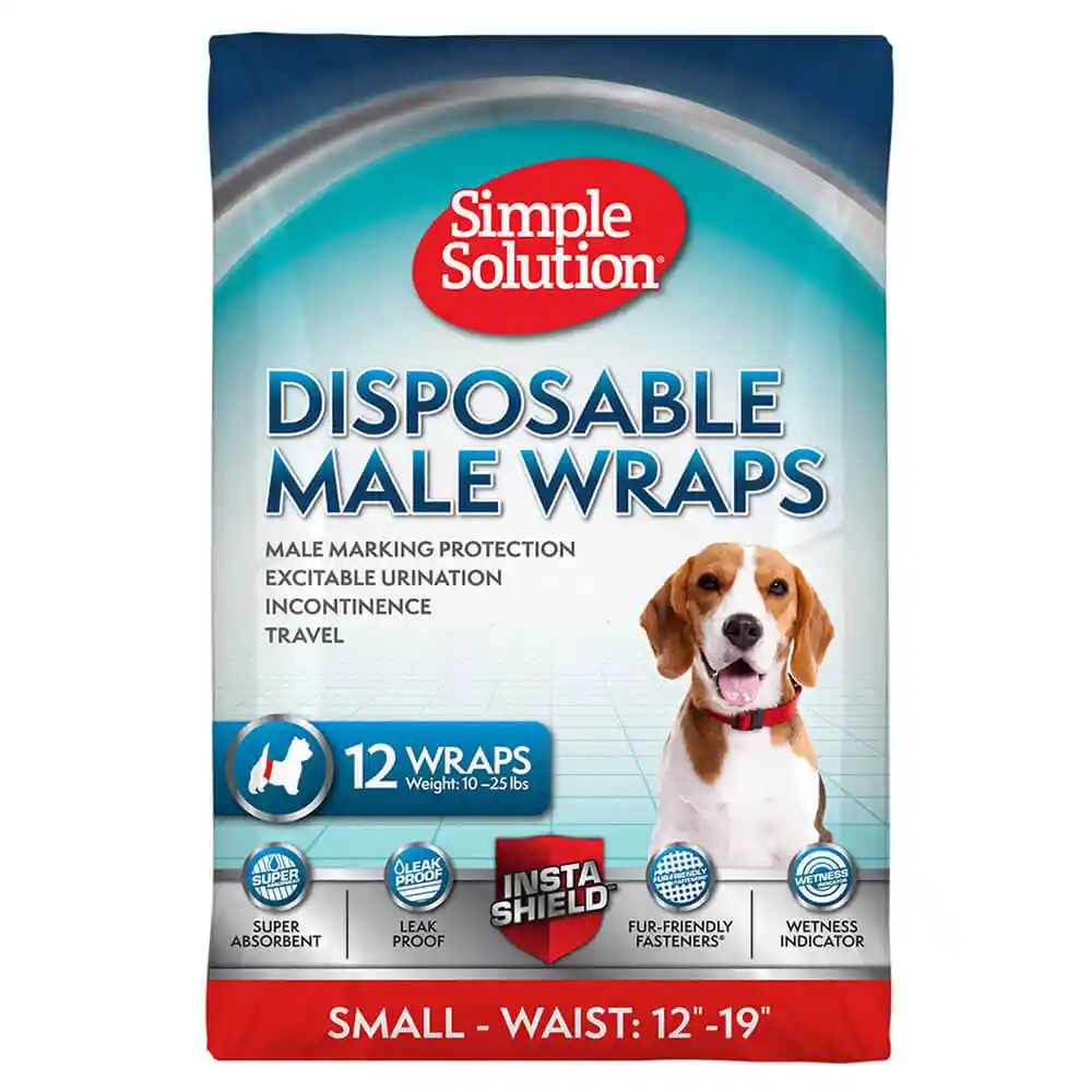 Disposable Male Wrap Sm 12pk