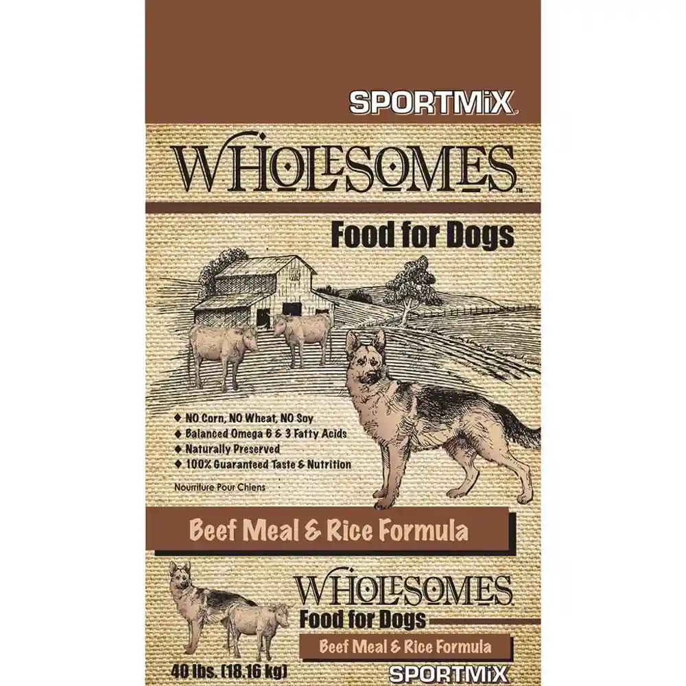 Wholesomes Adult Dog Food Beef/rice 40 Lb