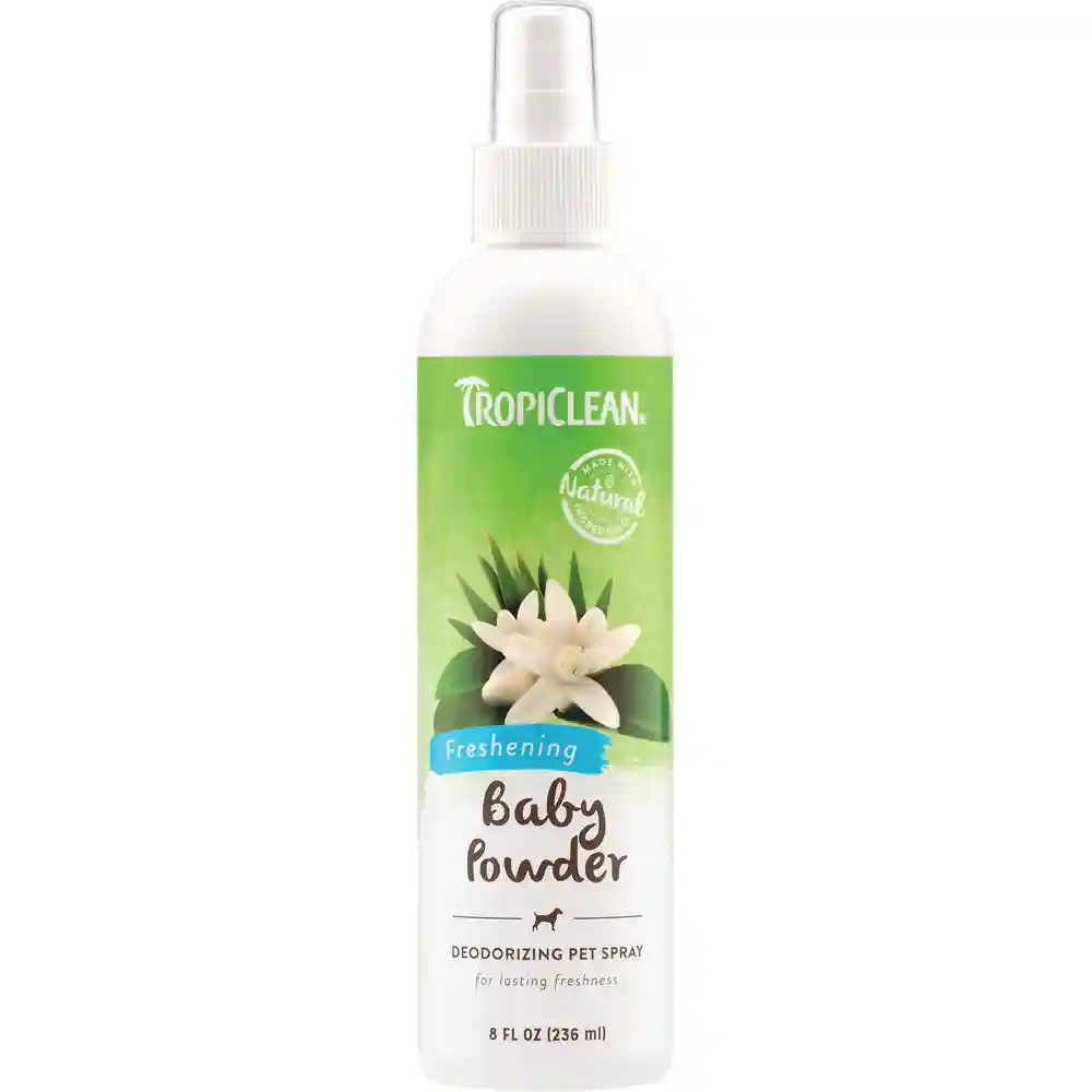 TropiClean Baby Powder Spray, 8oz