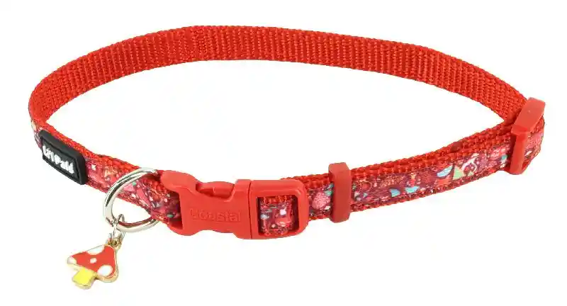 Charming Ribbon Overlay Dog Collar - 5