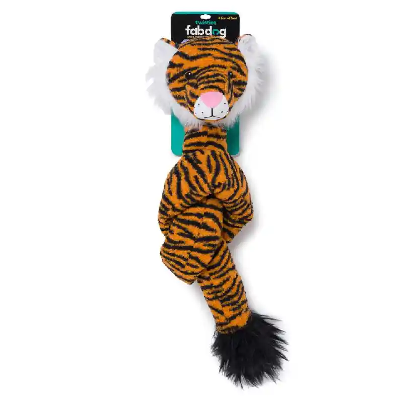 Fab Dog Toy Twisty Tiger