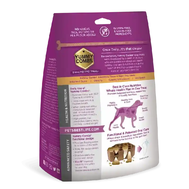 Yummy Combs Protein 12oz Bag Xs