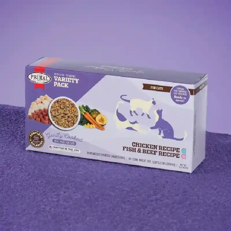 Primal Cat Gently Cooked Variety Pack 1lb