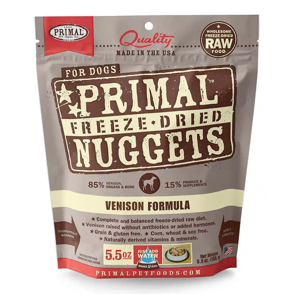 Primal Fd Venison Dog 5.5oz