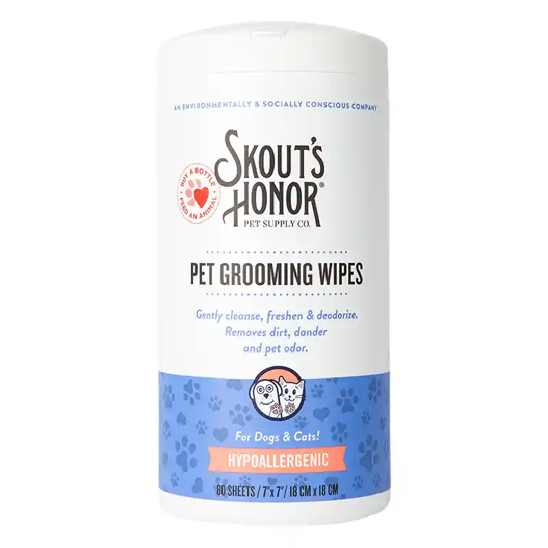 PET GROOMING WIPES 80ct