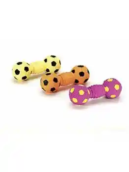 STUFFED SOCCERBALL DUMBBELL LATEX