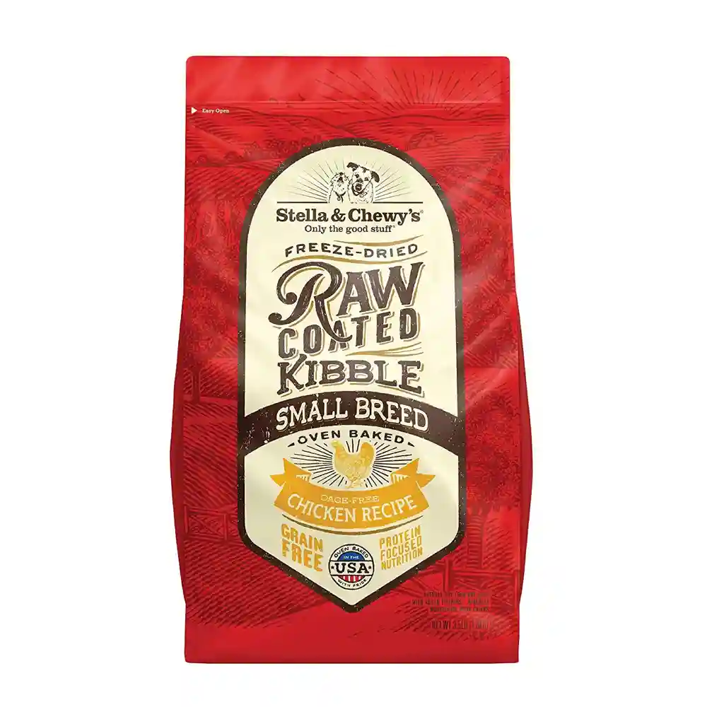 Stella Raw Coated Chicken Sm Breed Dog Food 3.5-lb