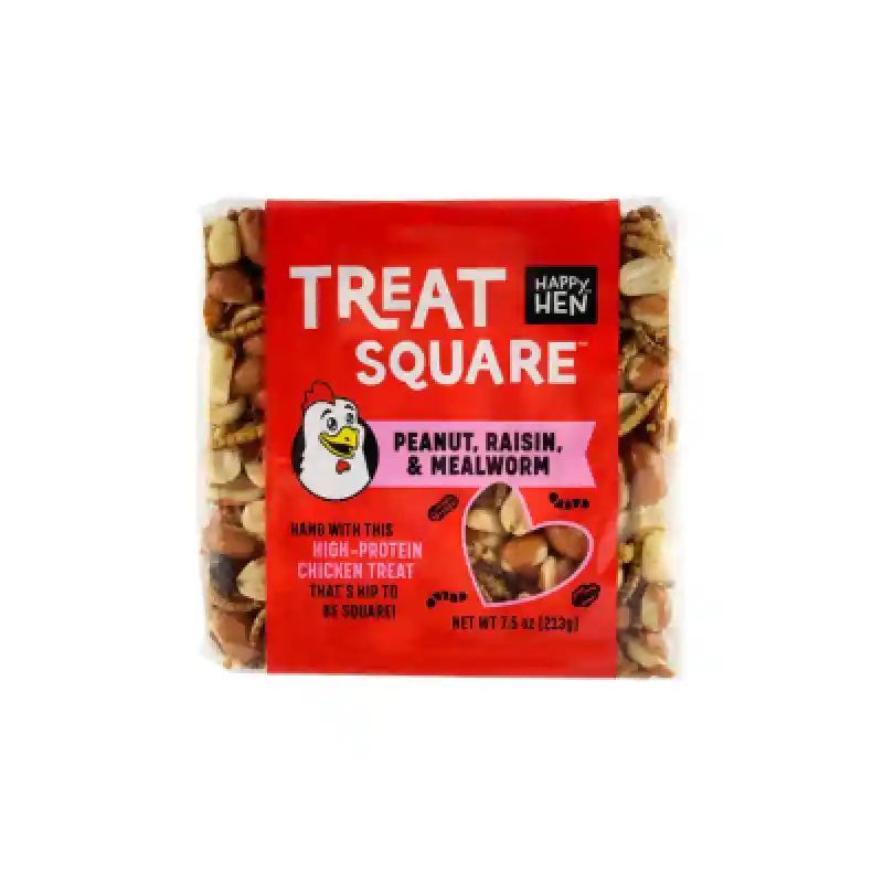 Happy Hen Treat Square Peanut 6.5