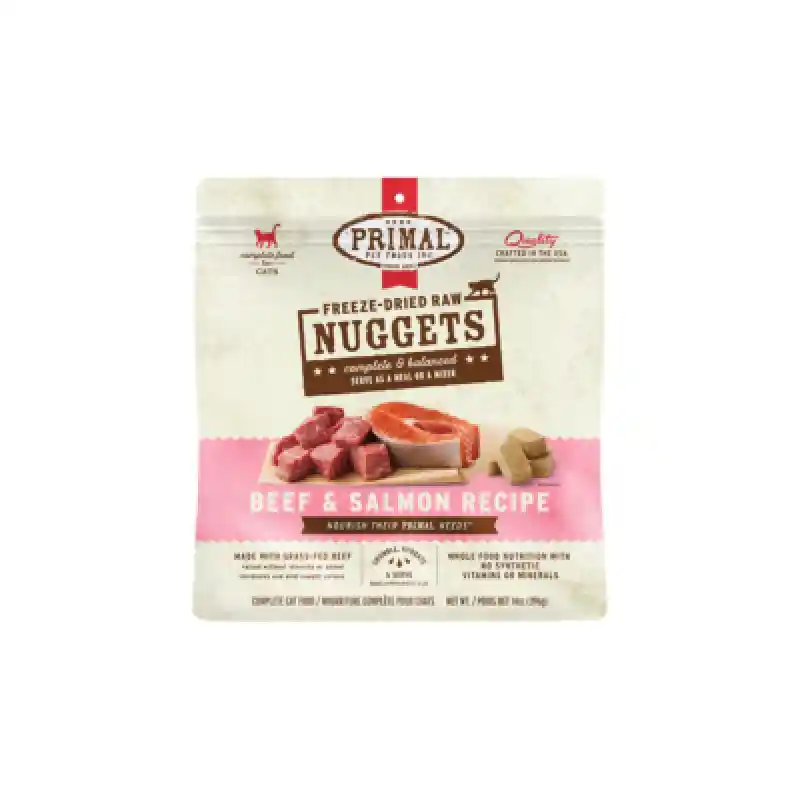 Feline Beef Salmo Frz Dry 14oz