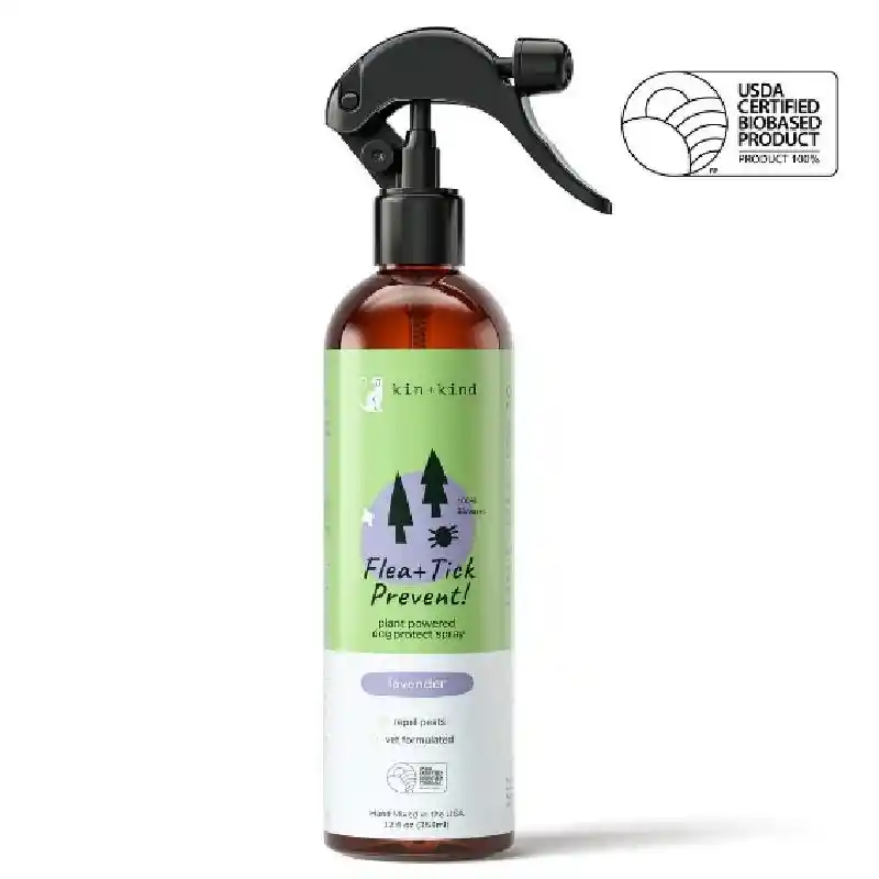Kin+kind Spray Flea & Tick Lavender Dog & Cat 12oz
