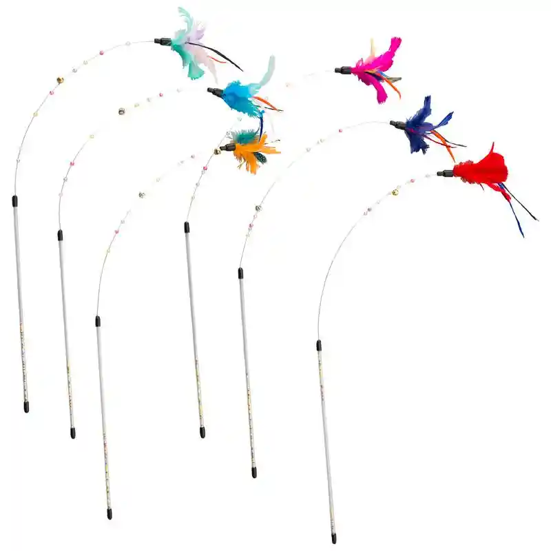Wire & Beads Wand Cat Toy