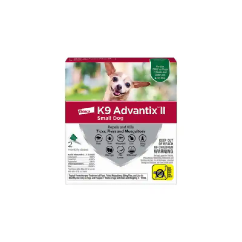 K9 Advantix 2pk Green <10#