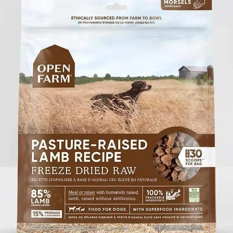 Pasture Raised Lamb Recipe Fd Raw Dog Food 13.5-oz